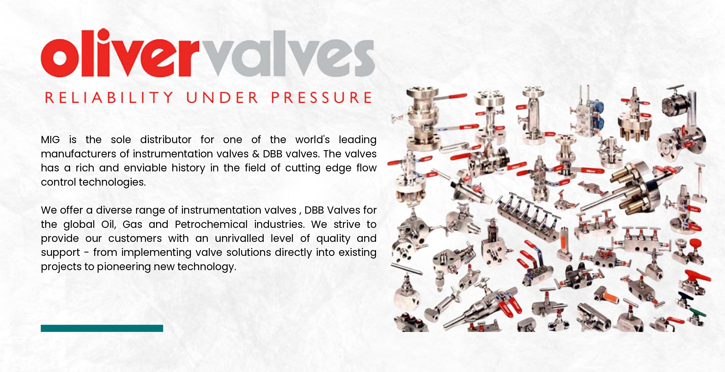 Oliver Instrumentation & DBB Valves